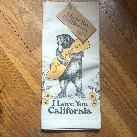 California bear tea towel - Picture 3 of 5